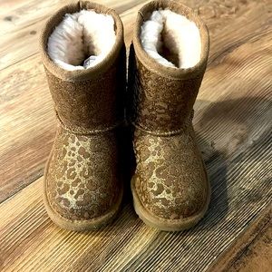 Toddler Ugg Leopard print boots